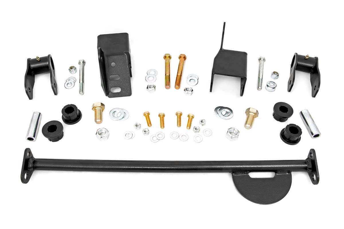 Jeep CJ5 Suspension Lift Kit - Front - Rough Country - Shackle Reversal - '76-'83